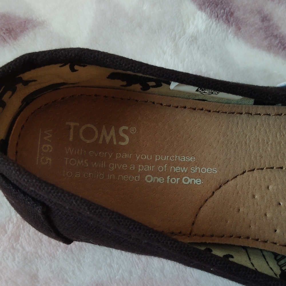 TOMS Canvas Slip-On Loafers - Picture 6 of 8